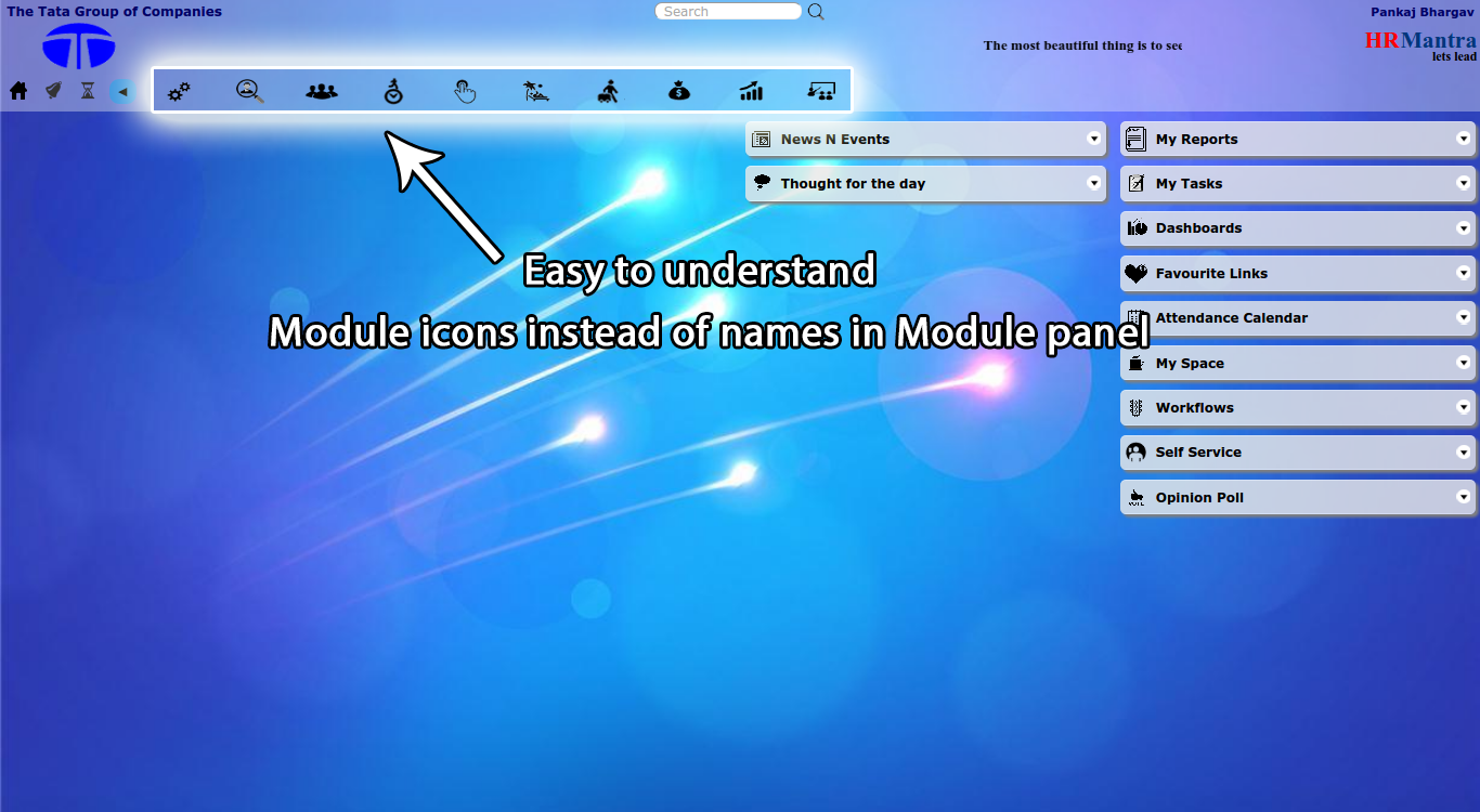 2. Home Page: [hris.maahimilk.com]